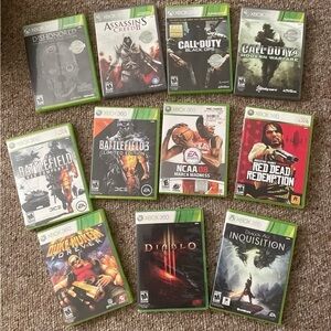 Xbox 360 game lot